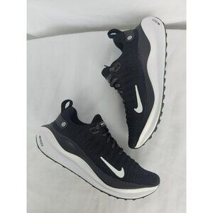 6.5 WOMEN'S NIKE REACTX INFINITY RUN FLYKNIT 4 DR2670-001 BLACK WHITE RUNNING